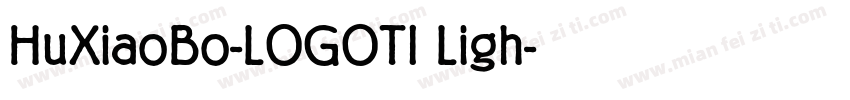 HuXiaoBo-LOGOTI Ligh字体转换